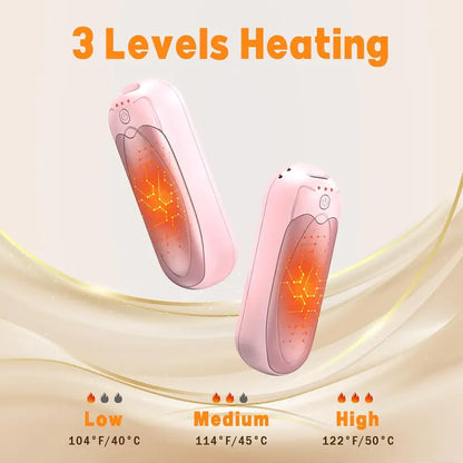 GlowPalm Luxury Rechargeable Hand Warmer – 2 Pack
