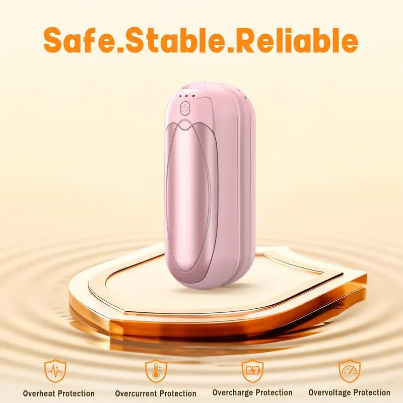 GlowPalm Luxury Rechargeable Hand Warmer – 2 Pack