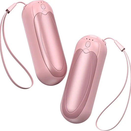 GlowPalm Luxury Rechargeable Hand Warmer – 2 Pack