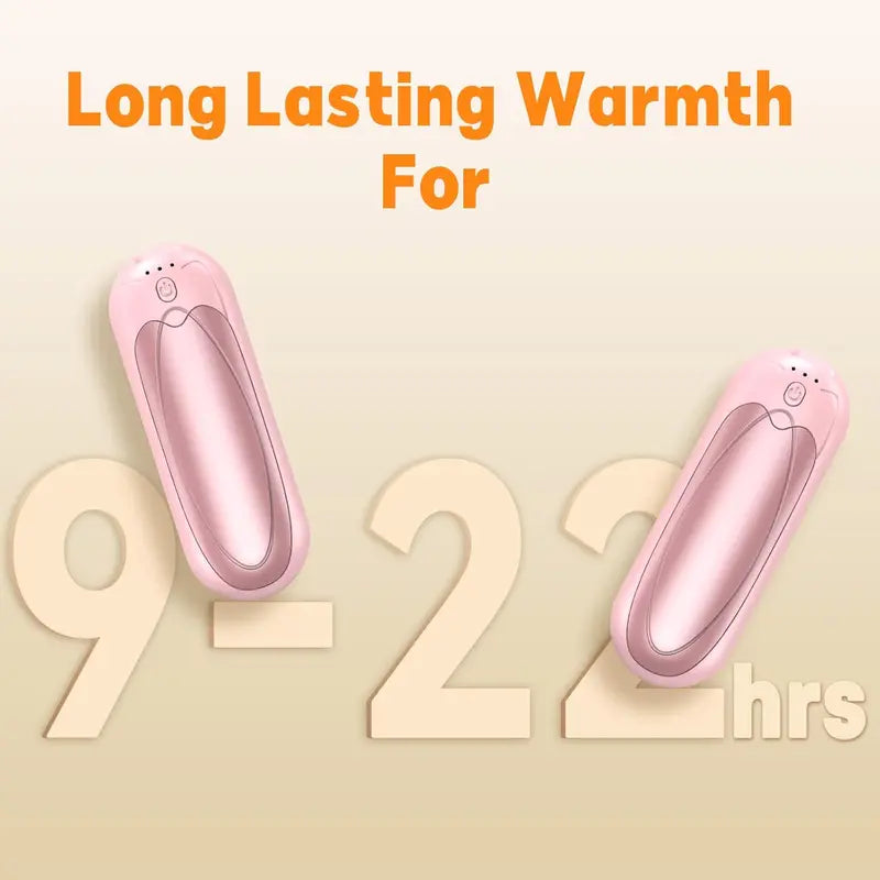 GlowPalm Luxury Rechargeable Hand Warmer – 2 Pack
