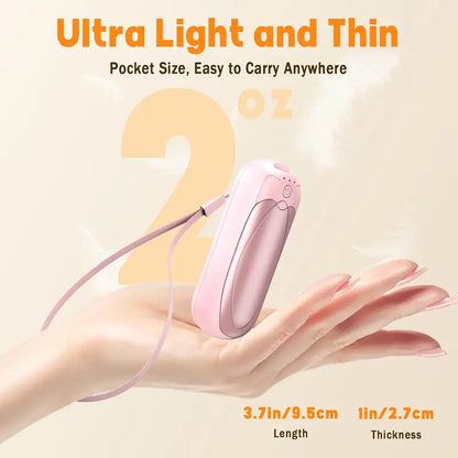 GlowPalm Luxury Rechargeable Hand Warmer – 2 Pack